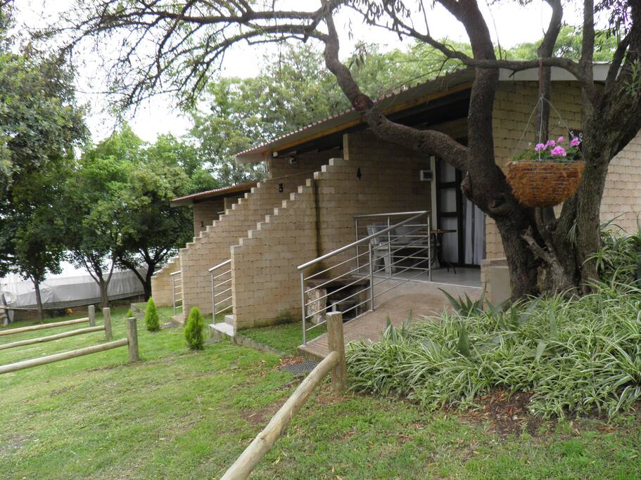 Outside the Guinea Fowl Rooms