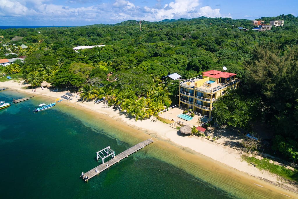 Overhead view of Villas Del P