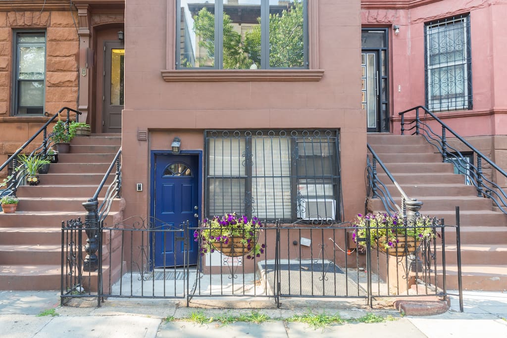 Beautiful, historic, brownstone Bed-Stuy, neighborhood with great restaurants awaits you.