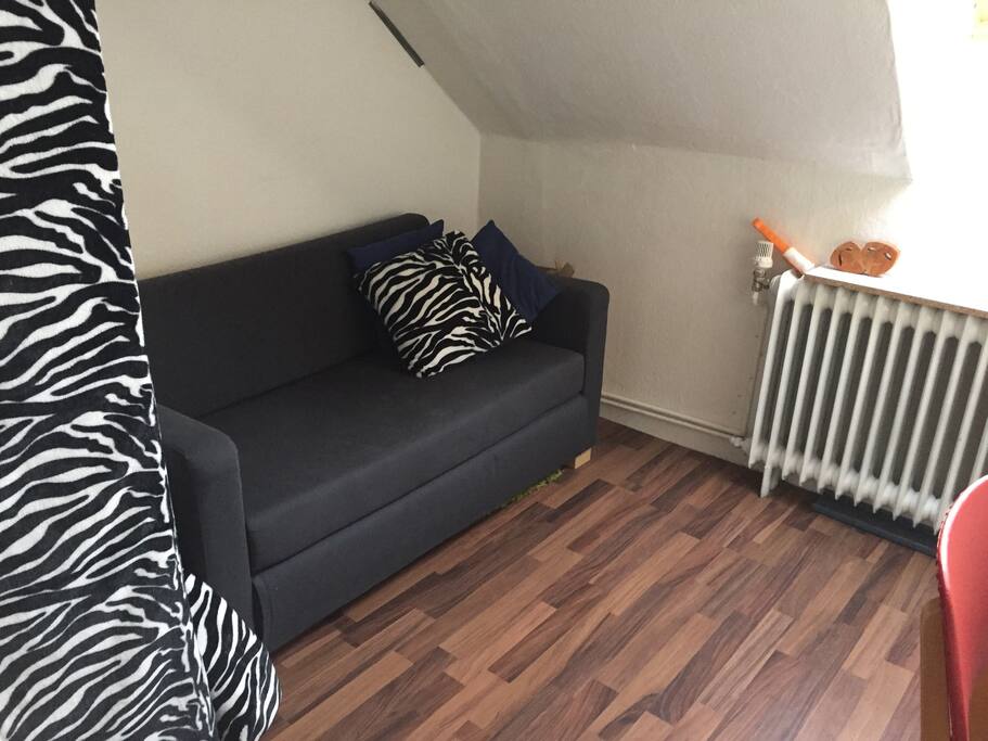 The Oasis you will sleep in, complete with Zebra motive!