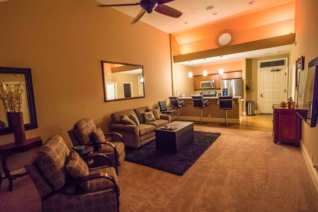 Spacious living area