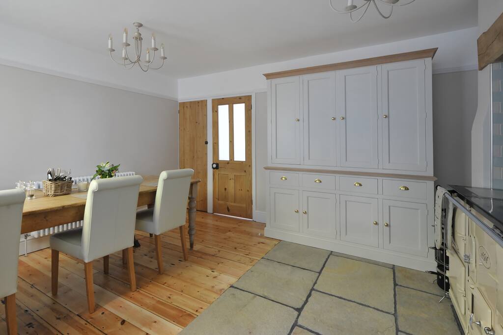 Dining table seats 6-8