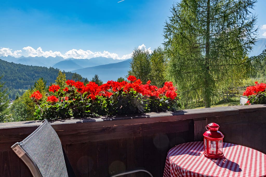 Balkon mit Aussicht