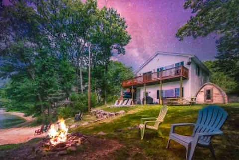 Waterfront FamFriendly Lakehouse -Sauna & New Dock