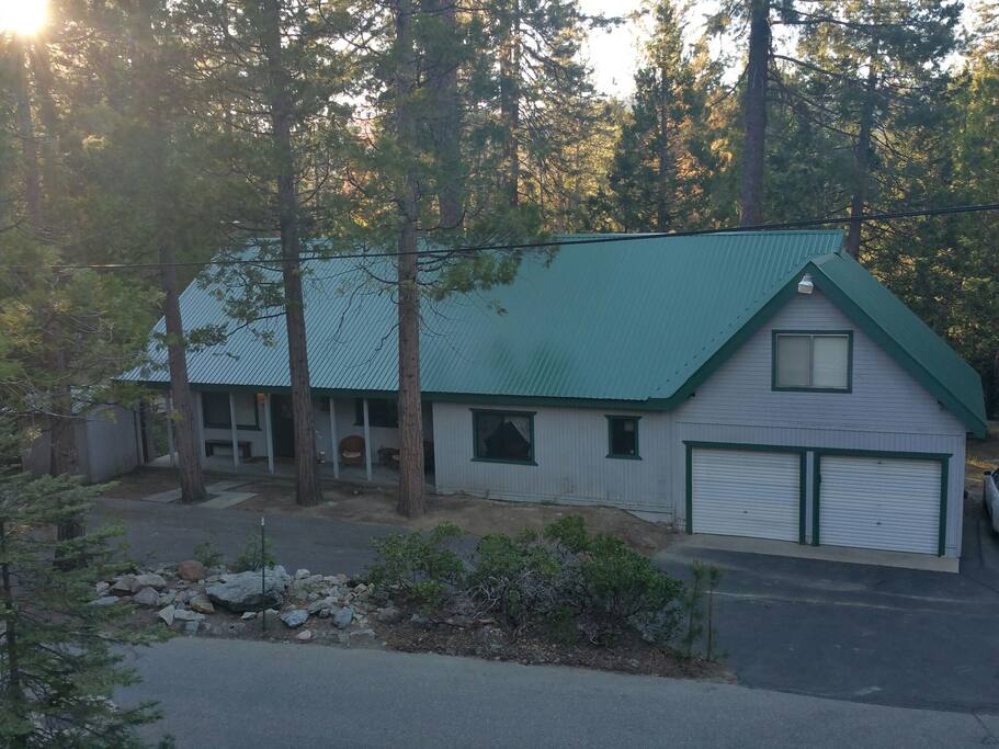 large paved driveway