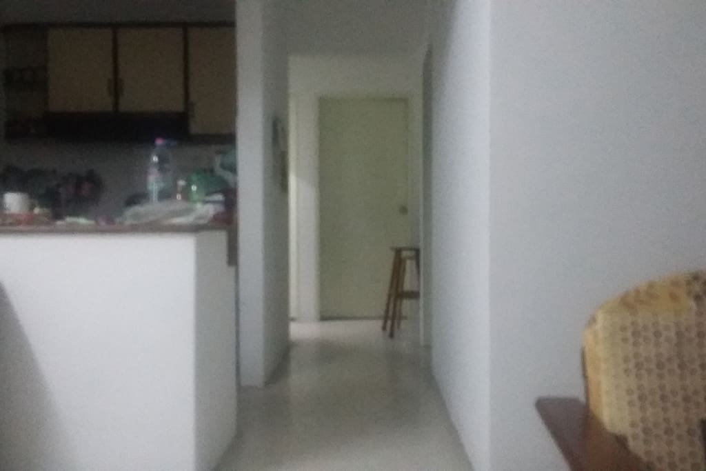 Kitchen(L), Rooms (R), new paint