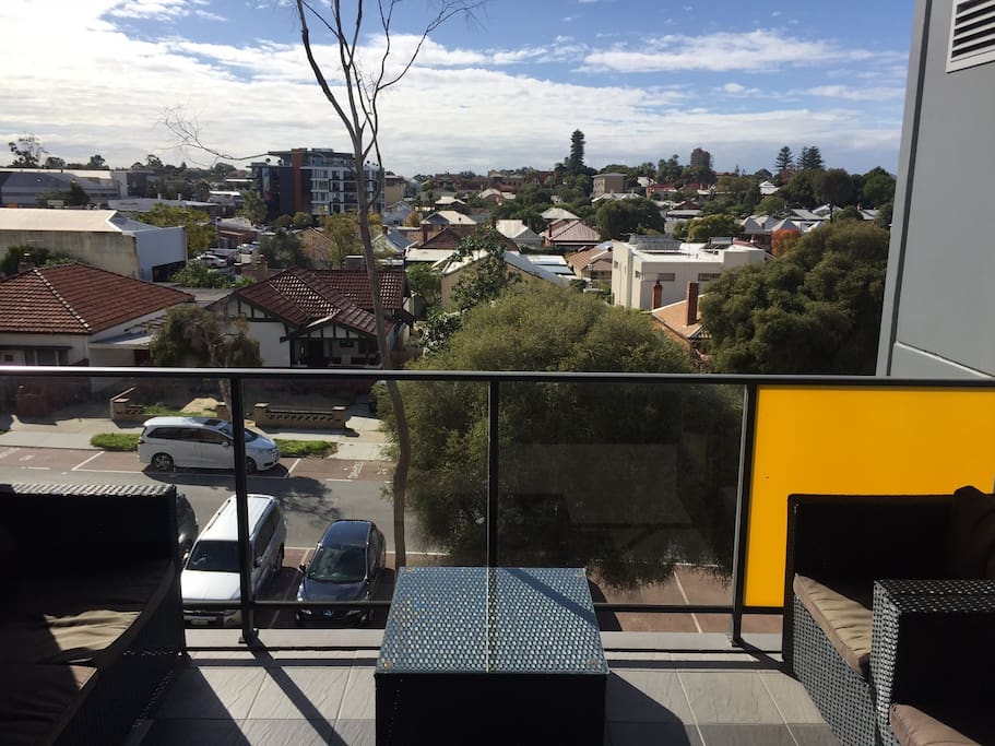 Balcony over looking Harold Street