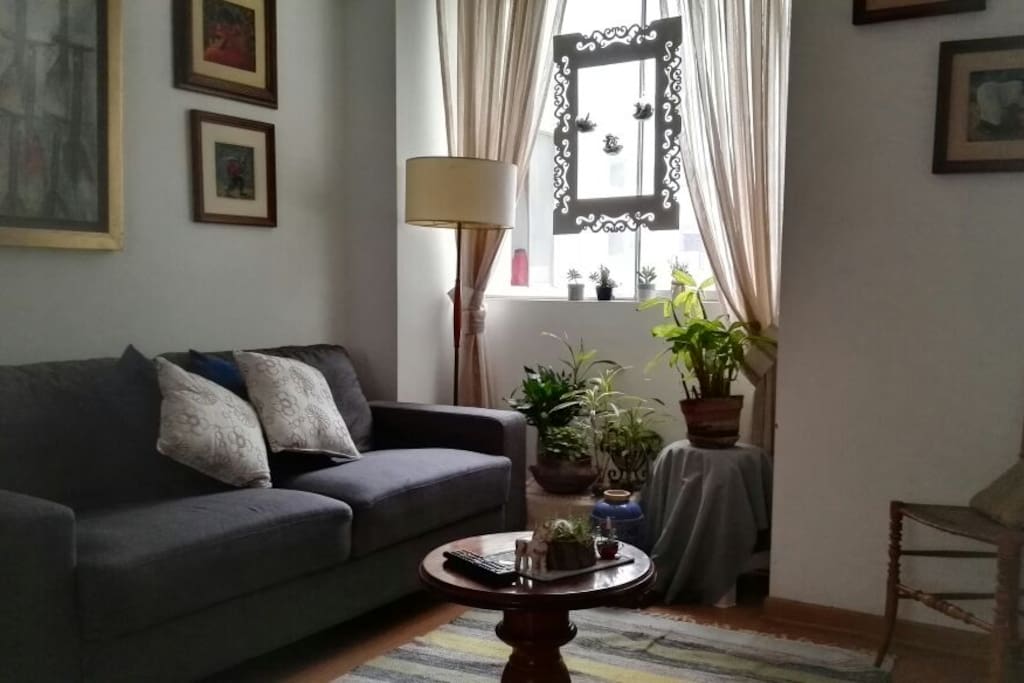 Acogedora sala para descansar y conversar.