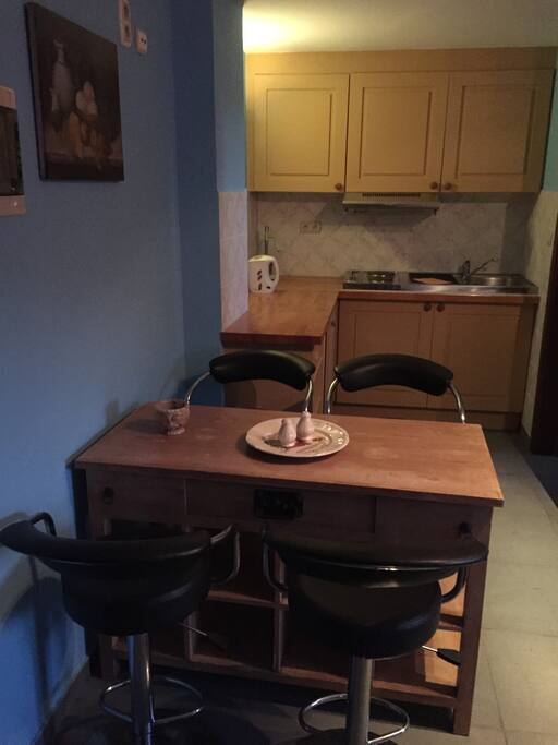 chambre double coin cuisine