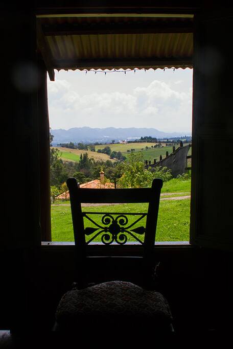 vista a la montaña