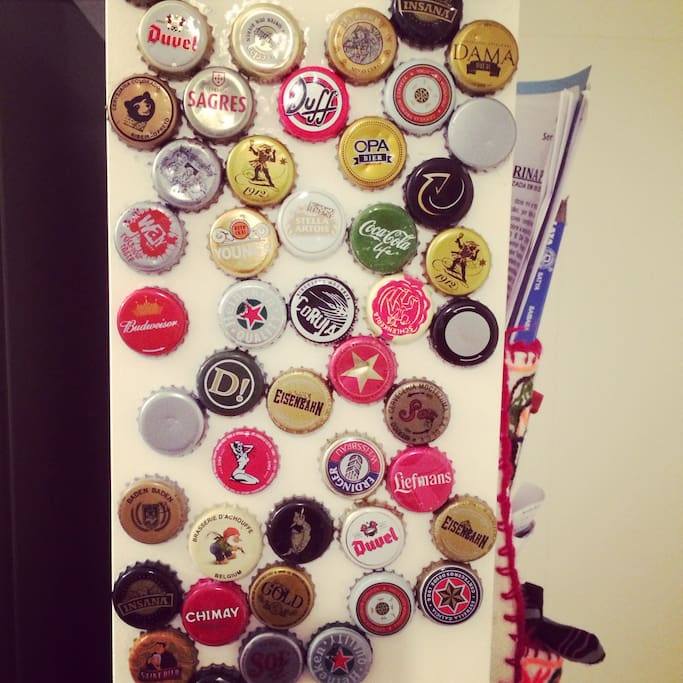 my wall from beers tamps, you can help me, bring me yours
