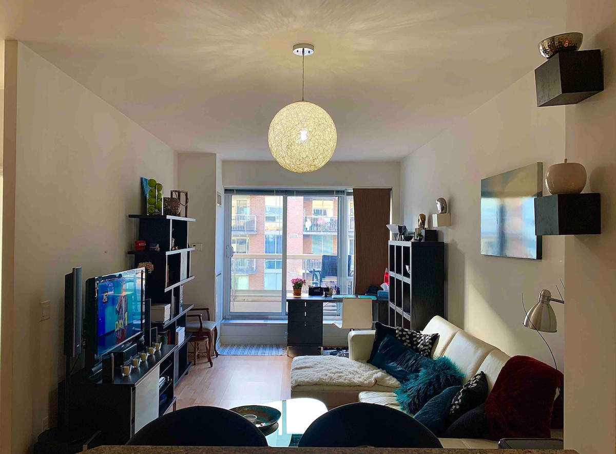 ダウンタウンの快適なペントハウス（低層階） - 借りられる