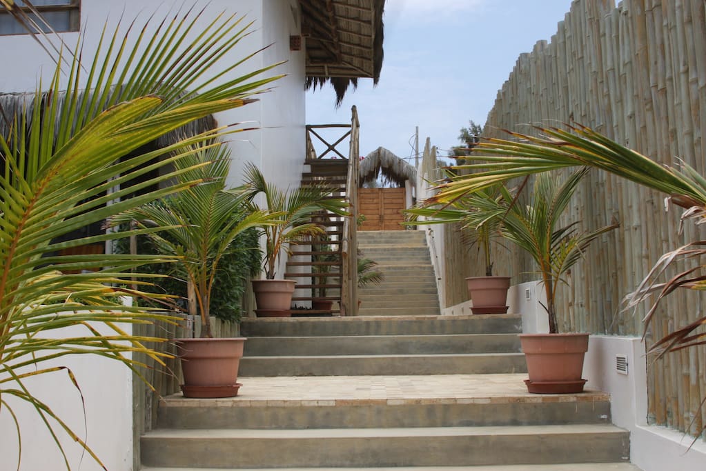 Escaleras de ingreso