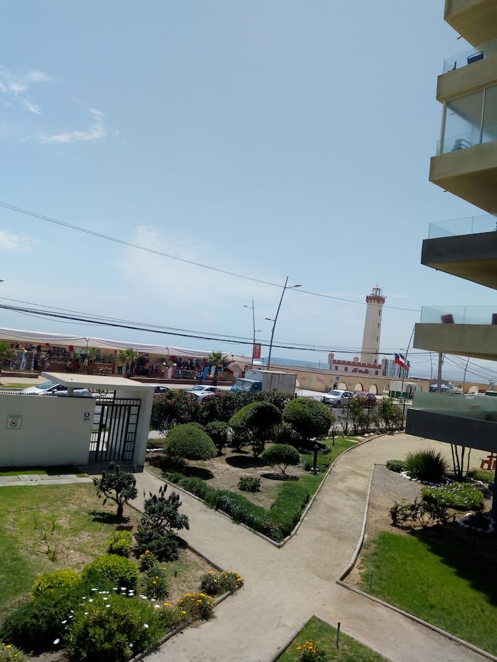 Oceanfront apartment 201 tv garage Condominiums for Rent in La Serena