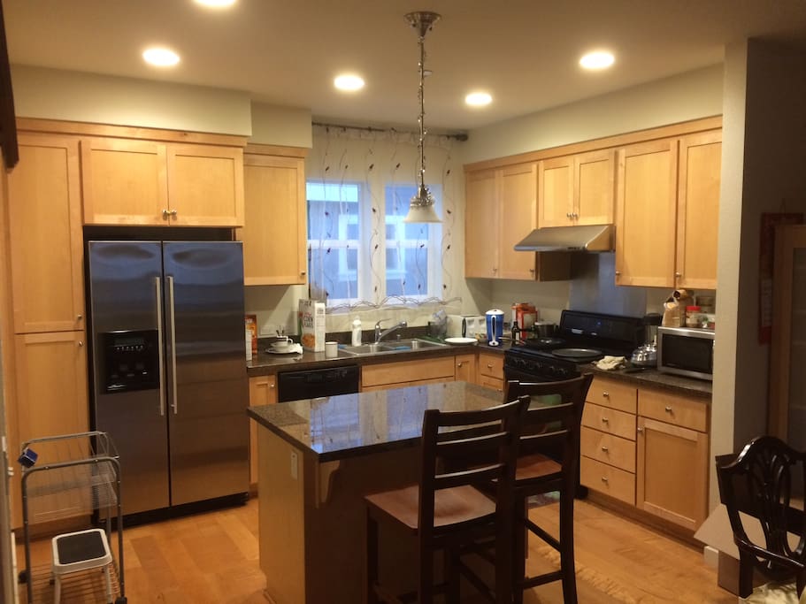 Kitchen with new appliances