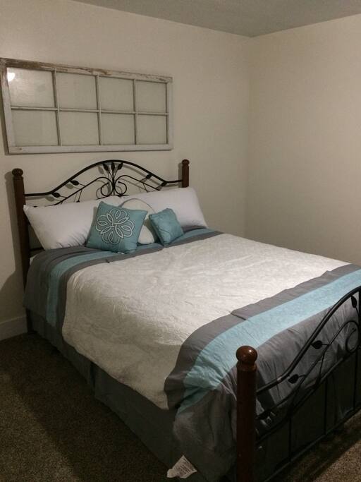 Queen size bed Upper floor