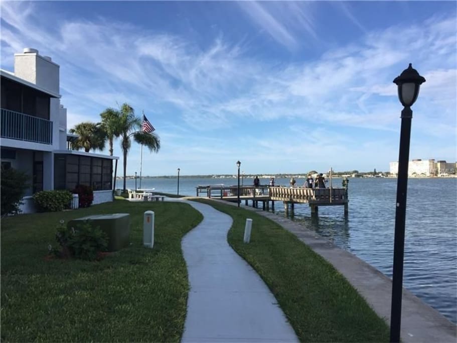 One of the 3 Fishing Piers steps away