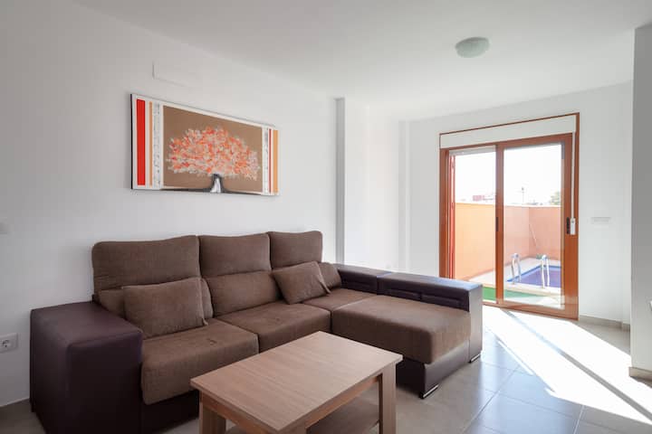 Flagship 3bed Villa - Mazarron (Free Aircon+wifi!) - Puerto de Mazarrón