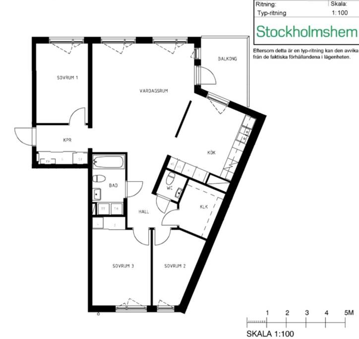 The floor plan