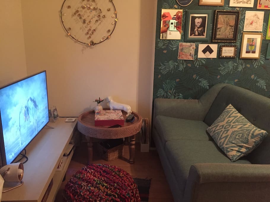 lounging area