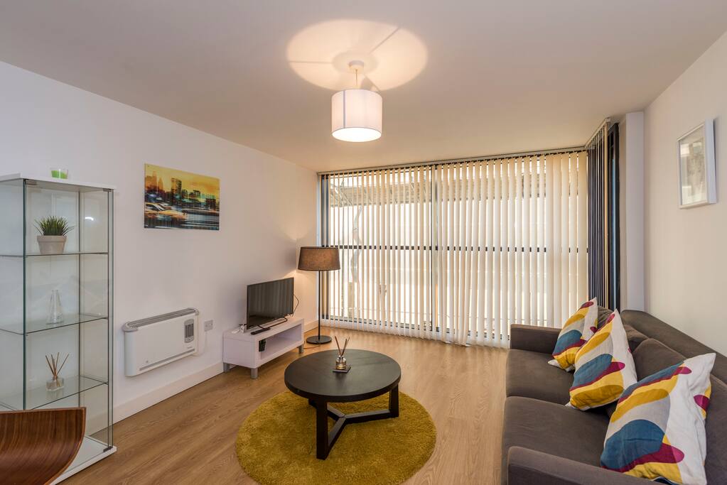 Modern open plan reception