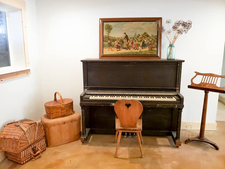 Not tuned but we love to hear it played! 