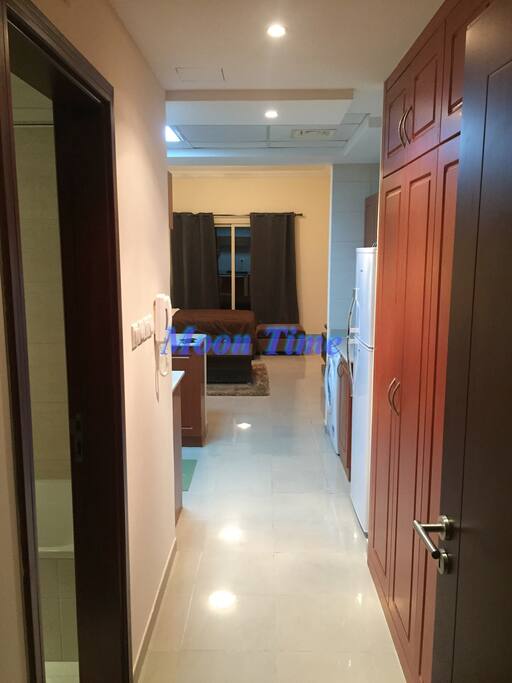 Studio Entrance/ Built in Wardrobe