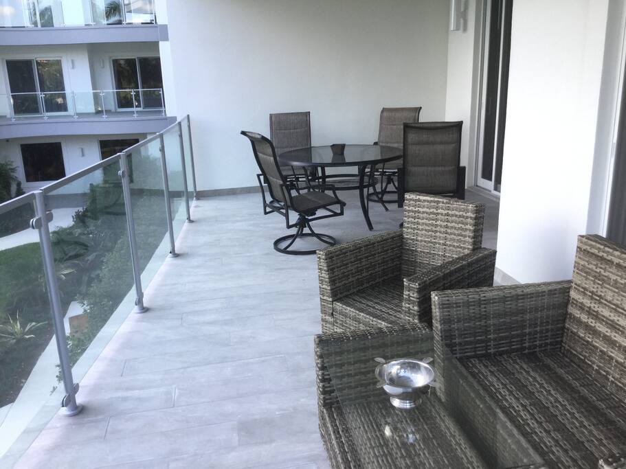 Large balcony