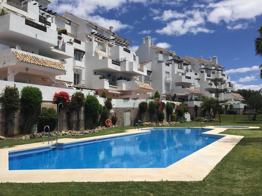 Vistas desde la piscina.