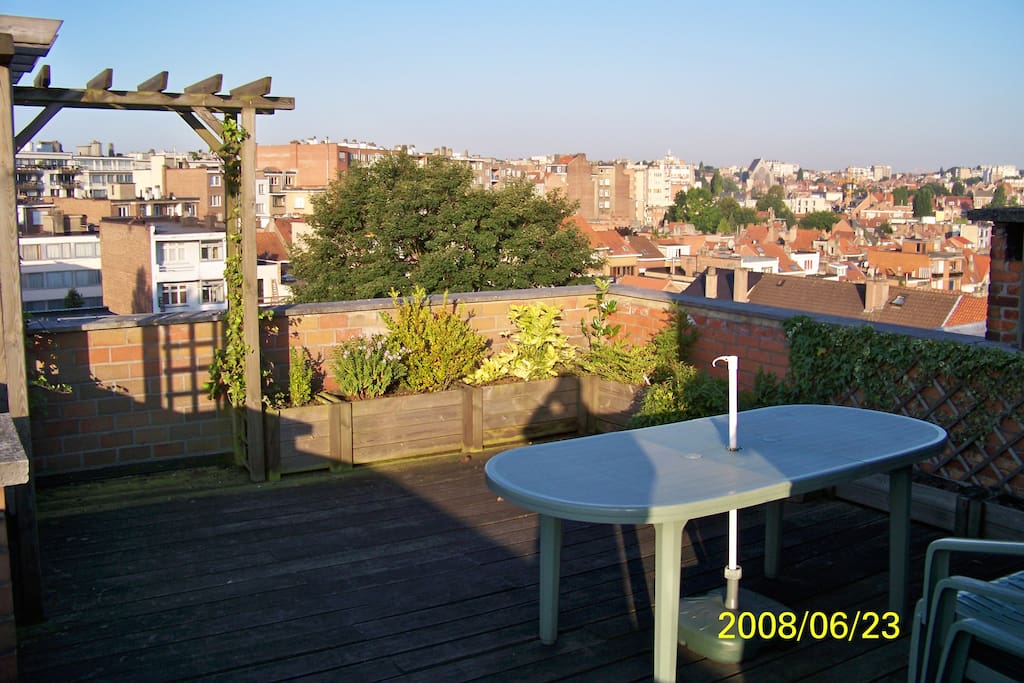 Wonderful views from private roof deck
