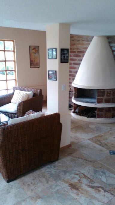 sala chimenea