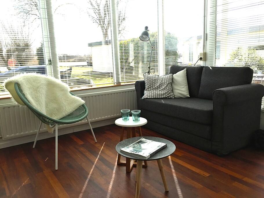 Kamer met geweldig uitzicht over het water.