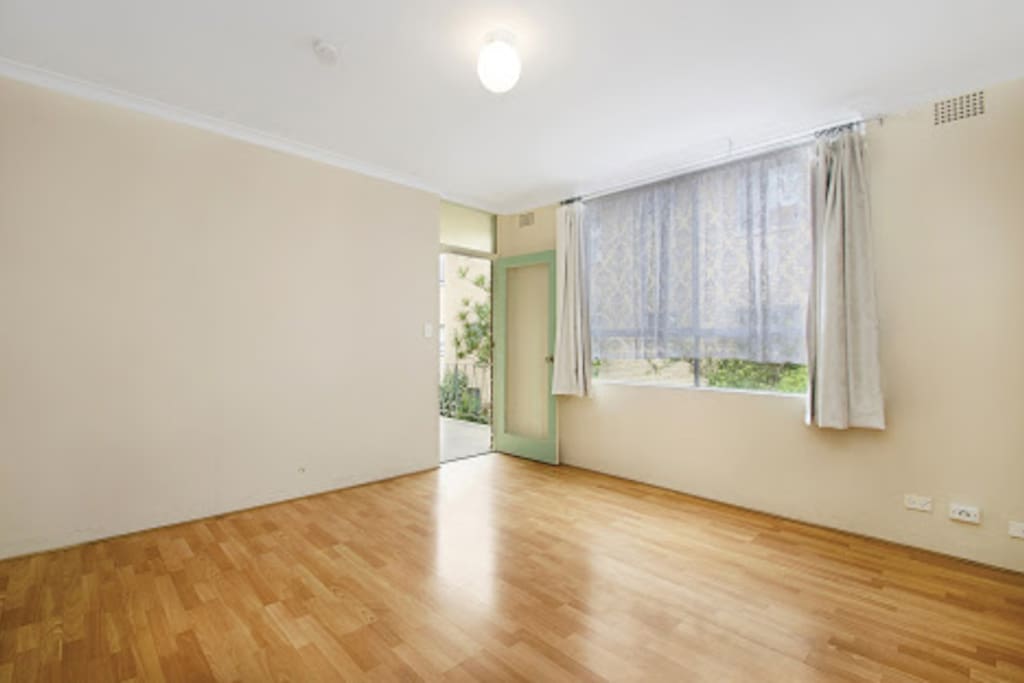 Living room - opens onto a balcony