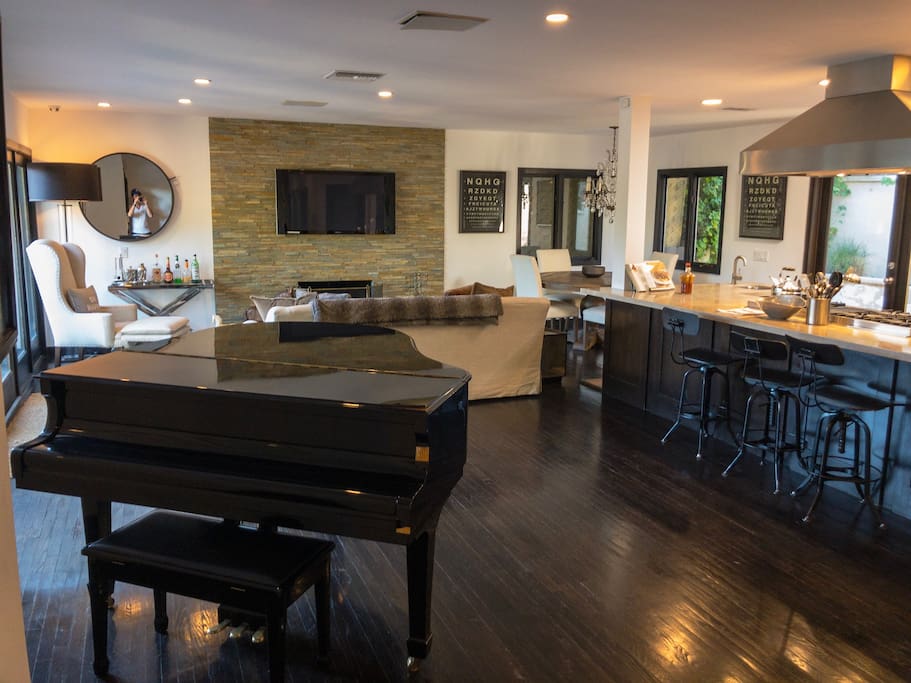 Upstairs Living Room - Piano