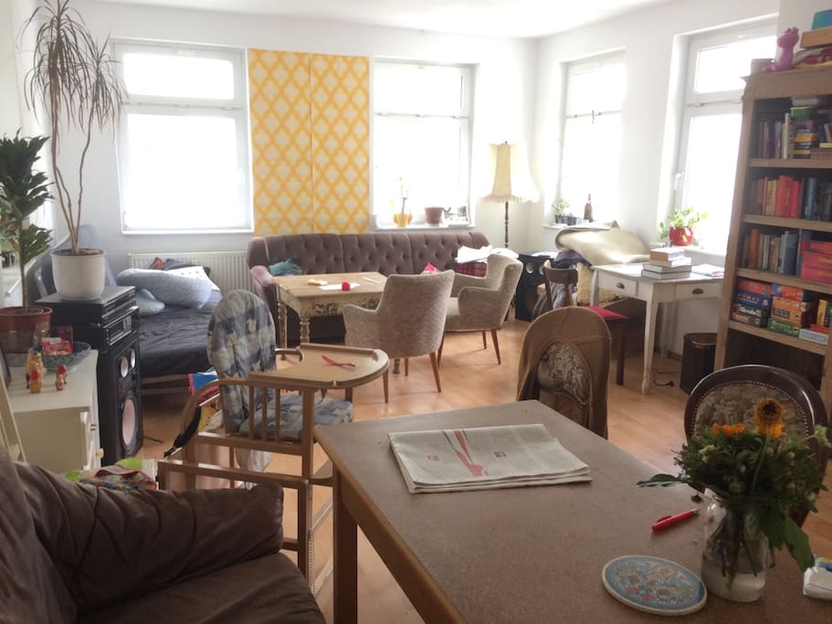 das große Wohnzimmer