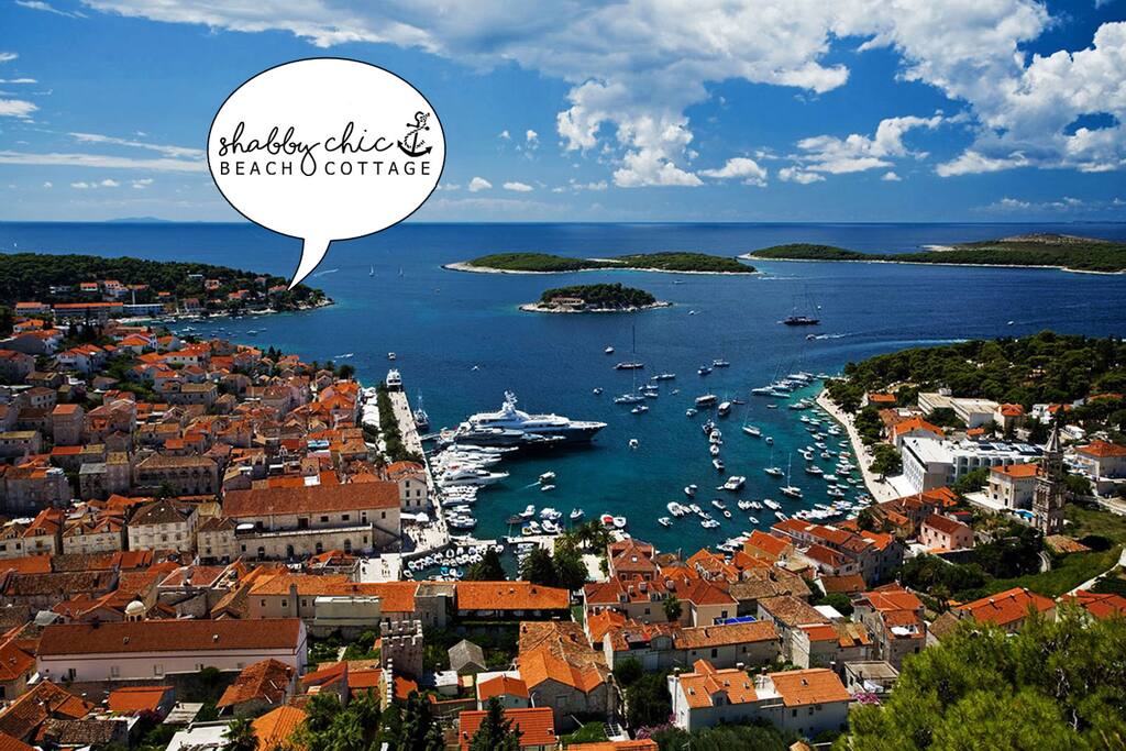 15min walk along the shore to the historical centre of Hvar