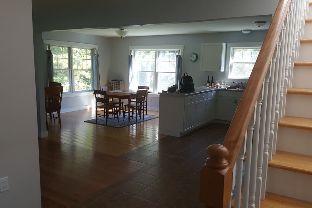 Open floor plan downstairs