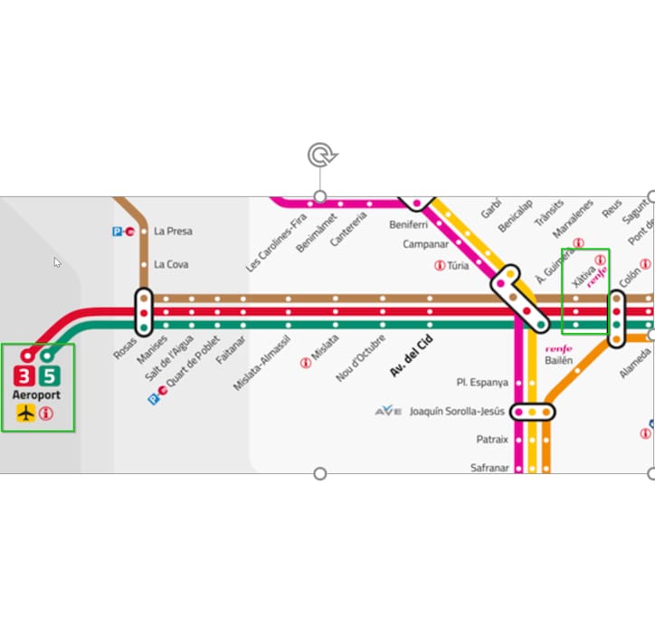 Metro Airport / Apartment (Xativa Station)