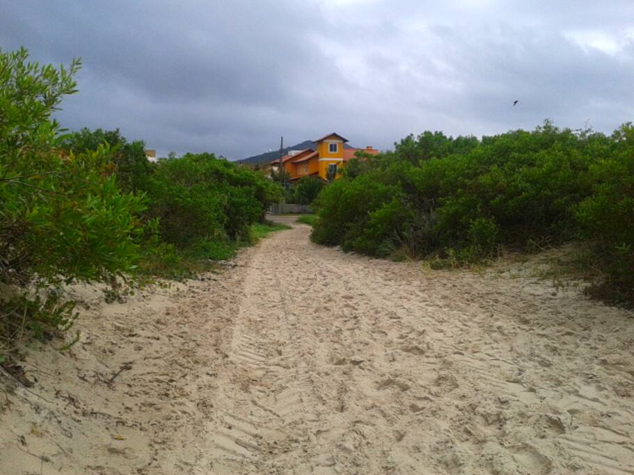 Caminho até a praia