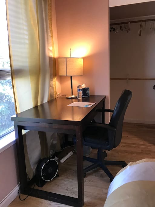 Desk area