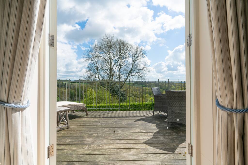 looking out from Sitting Room