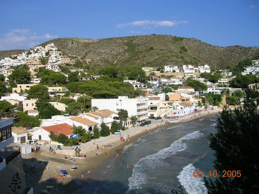 Strand in Moraira El Portet