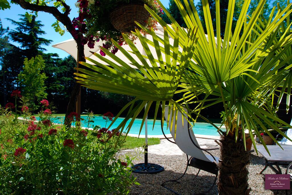 Take a seat at the pool side