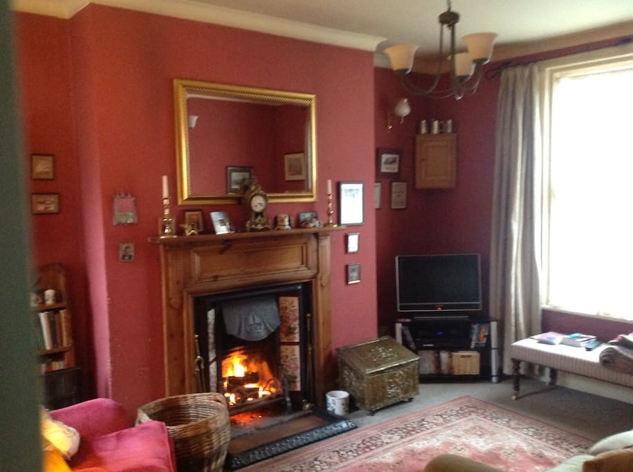 Front room with open fire