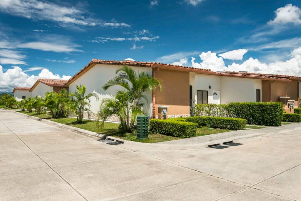 Diagonal view of house