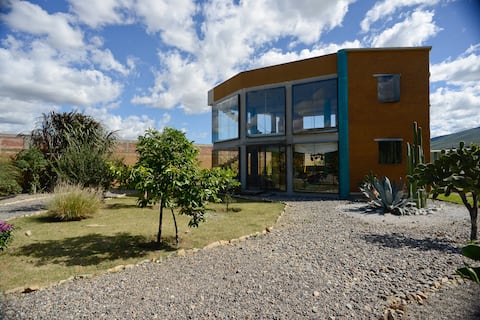 Minimalist architectual jewel near Oaxaca City