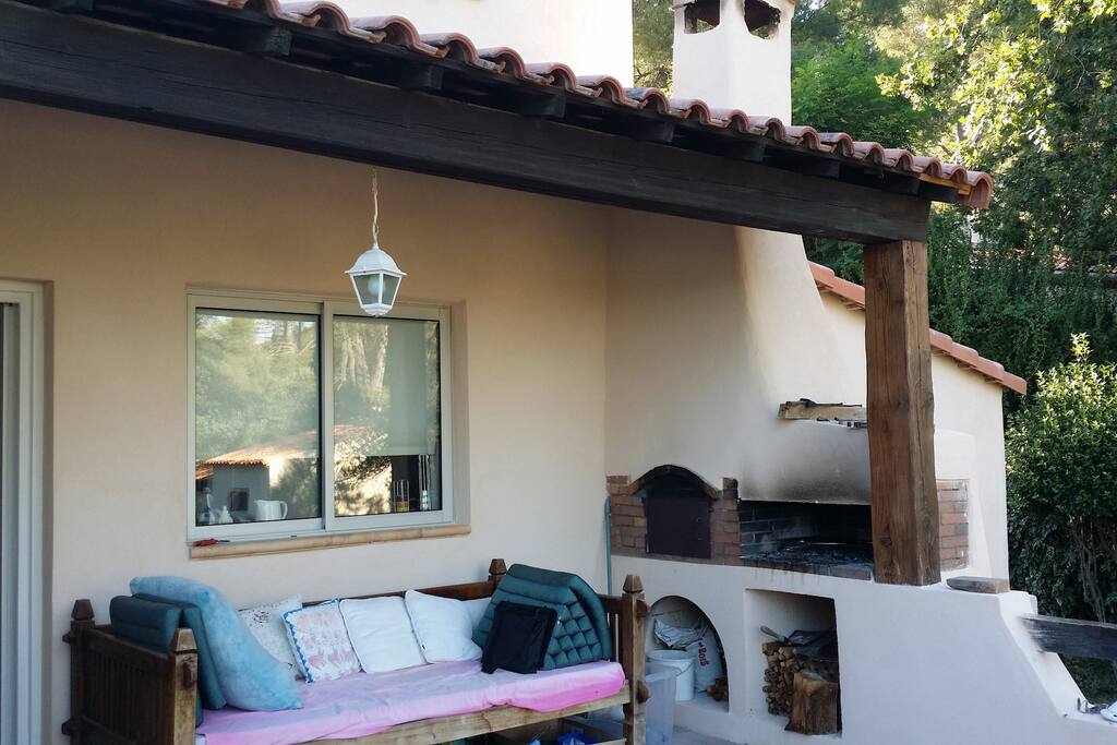 terrasse devant villa