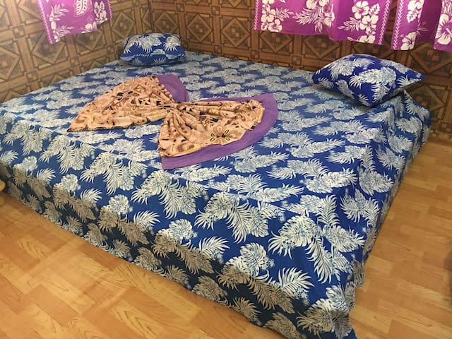 TEAVAHERE Chambre VAI (10mn to MATIRA BEACH)