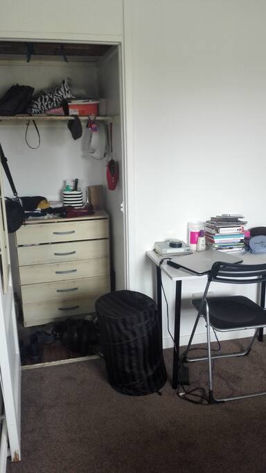 The desk will be free , and also part of the drawer