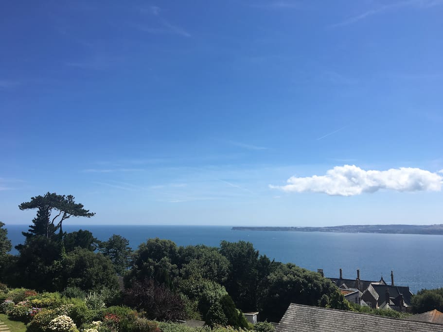 Your sea view across Torbay from the dining area, kitchen & balcony.